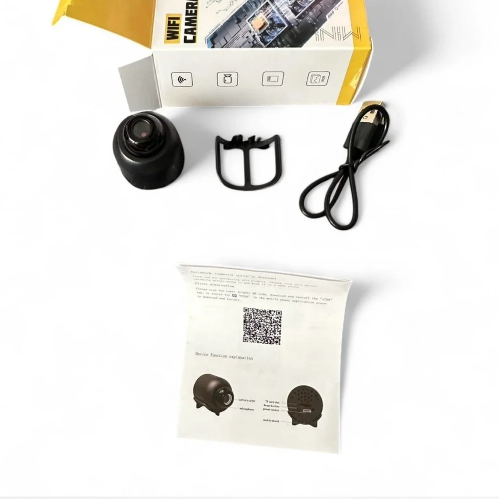 Unbranded Wireless Wi-Fi Camera New In Box Never Used With Instructions